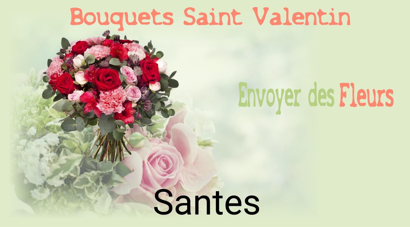 Roses de Saint-Valentin livrées à Santes